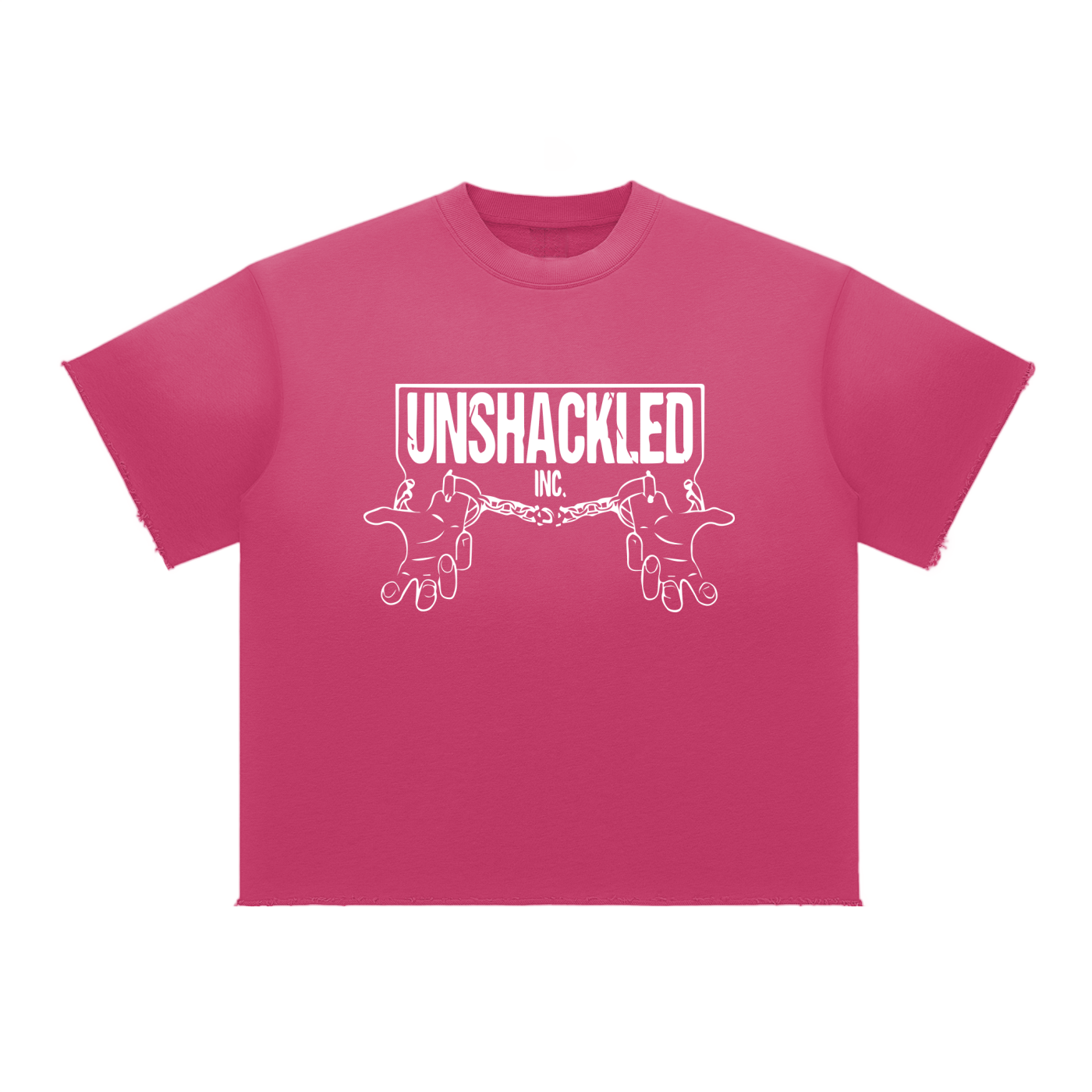 Unshackled Faded Raw Edge T-Shirt