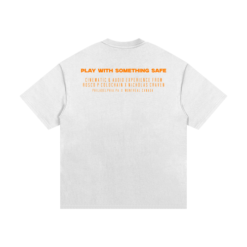 Abstract Sco Heavyweight Cotton T-Shirt